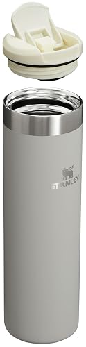 Stanley AeroLight - Botella de tránsito de 20 onzas | Tapa de bloqueo para bebida | Botella de agua resistente a fugas o taza de café | Acero inoxidable ligero aislado | Sin BPA | Ceniza