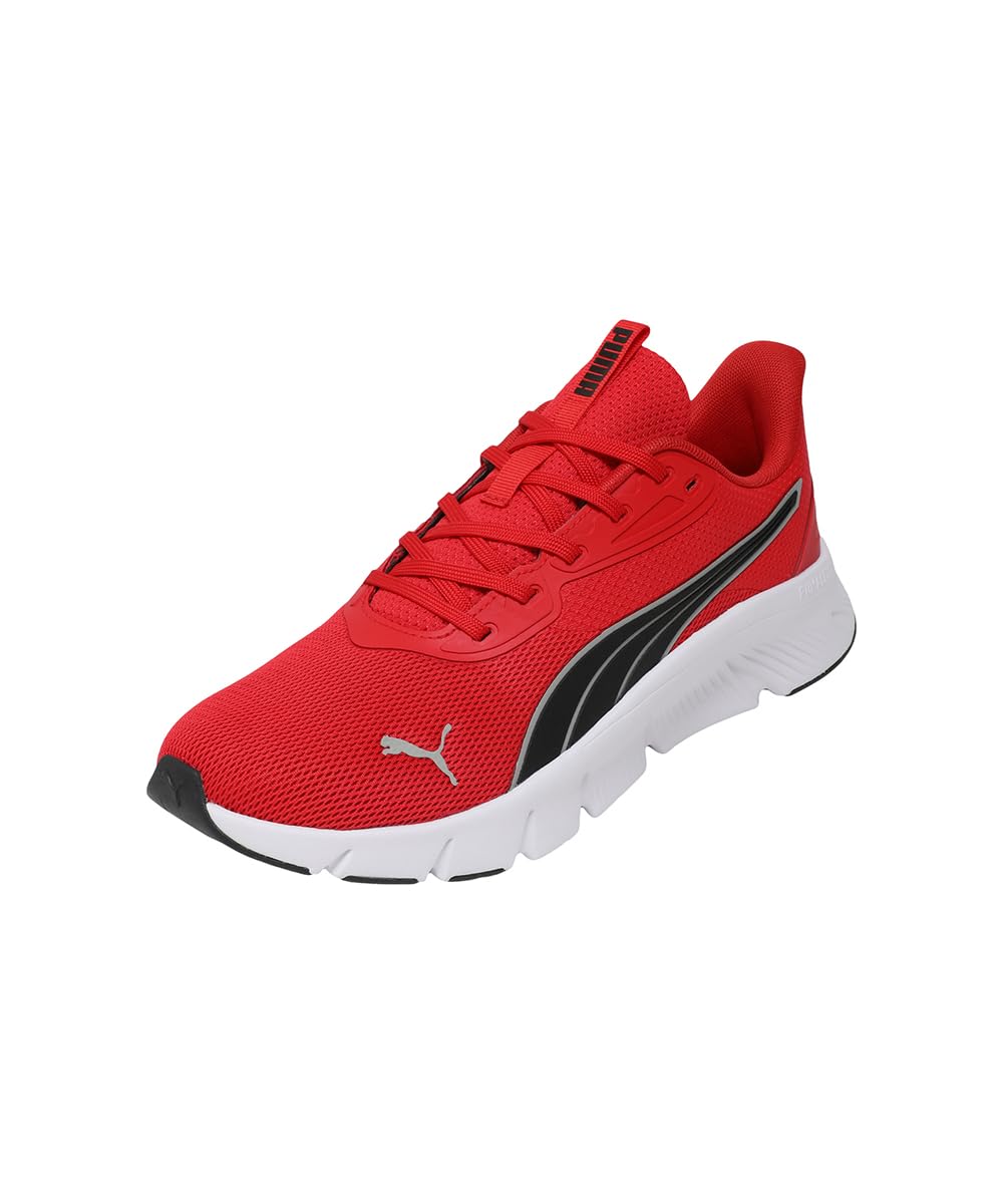 PUMA FlexFocus Lite Modern Tenis Unisex - 28.5 cm - Rojo con Negro