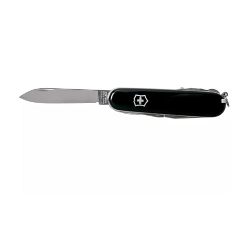 Victorinox Navaja Huntsman Negro, Con Funda Y Cordón