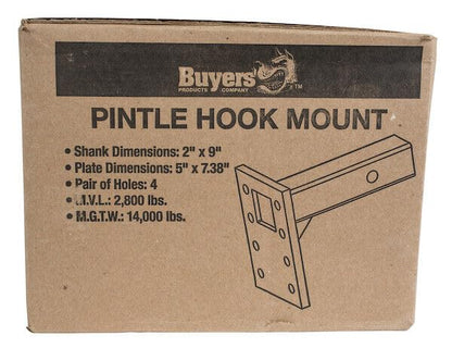 Buyers Products - Soporte de Gancho, 3 Posiciones, 9 in. Shank