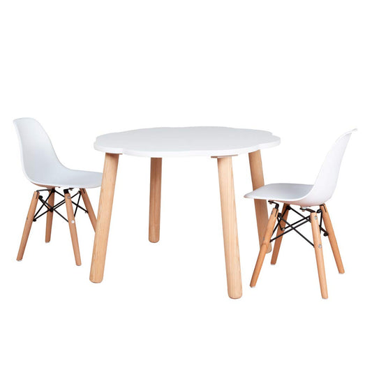 DUDUK Set 2 Sillas Y 1 Mesa Nube Infantil