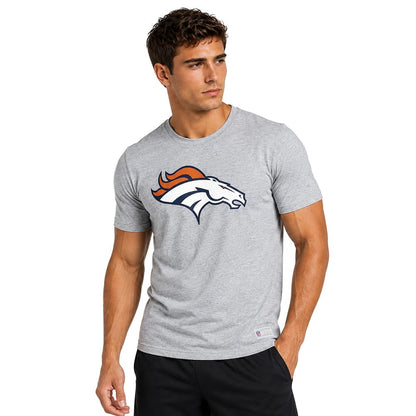 NFL Playera Aficionado Básica Denver Broncos - XL - Jaspe