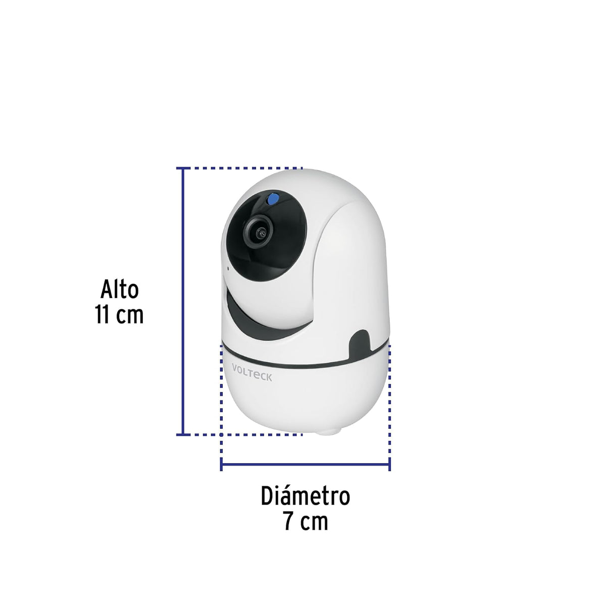 Volteck CTV-30W, Cámara WiFi Robotizada 3 MP detección de Movimiento