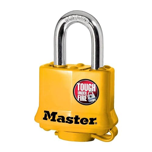 Master Lock 315KA Candado cubierto para exteriores con llave, 1 paquete