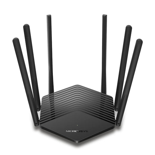 MERCUSYS MR50G Router Inalámbrico Gigabit AC1900, 600Mbps en 2.4 GHz y 1300Mbps en 5 GHz, 6 Antenas, Puertos Gigabit, MU-MIMO, Smart Connect