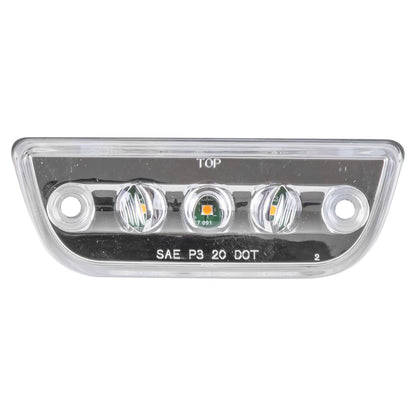 LUCIDITY Luz Posición Mica Transparente 12V 3 LEDs Zepelín para Kenworth T680/T880/W990, P54-1283-500