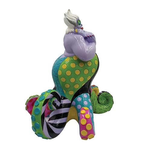 Enesco Disney by Romero Britto The Little Mermaid Ursula Figurine, 8.27 Pulgadas, Multicolor