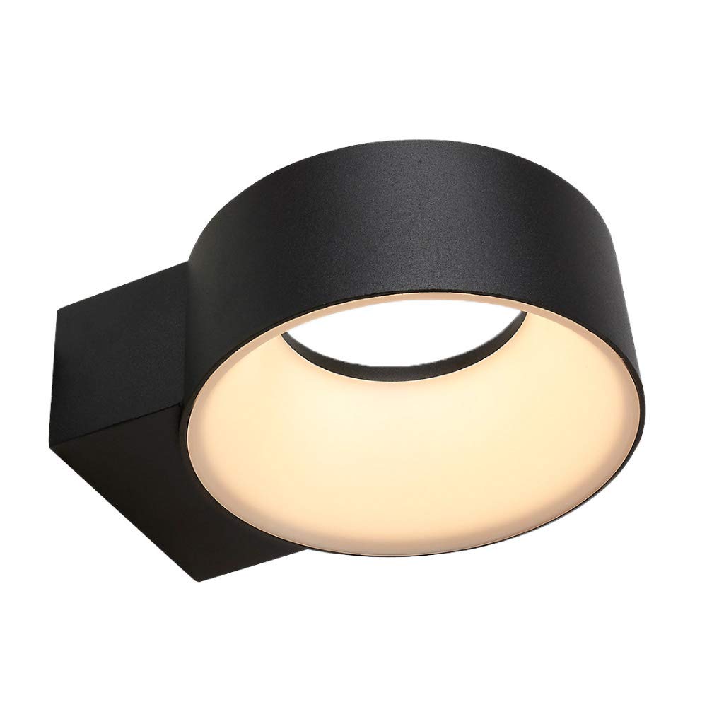 Tecnolite - Lámpara de Pared Arbotante LED Exterior 8 W, Luz Suave Cálida, IP65, No atenuable, LED integrado