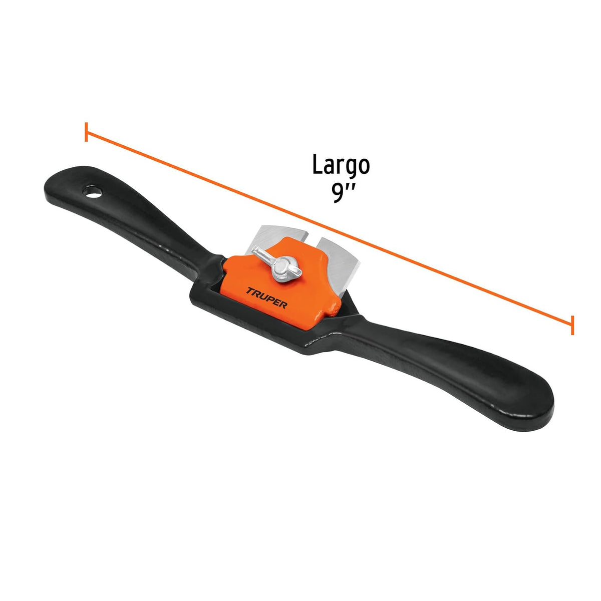 Truper E-9R, Escochebre, cuchilla de acero recta, 9"