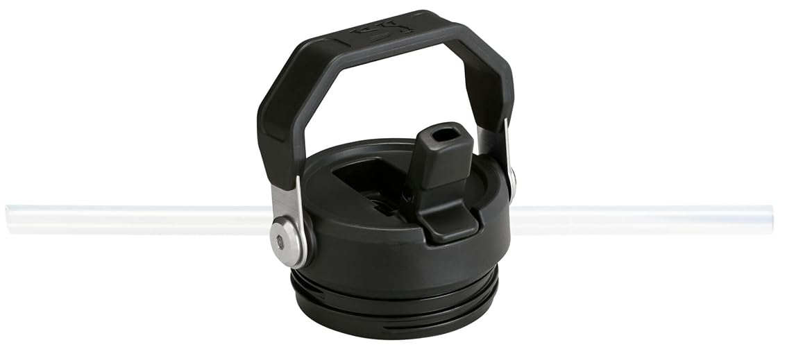 Stanley IceFlow™ Aerolight™ Botella Flip Straw 2.0 36 oz Negro 2.0 | Mango fácil de transportar, tapa giratoria y popote abatible | Botella de agua ligera | Acero inoxidable aislado | Sin BPA