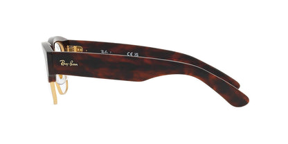 Ray-Ban Rx0316v Mega Clubmaster - Marcos cuadrados para anteojos graduadas para mujer