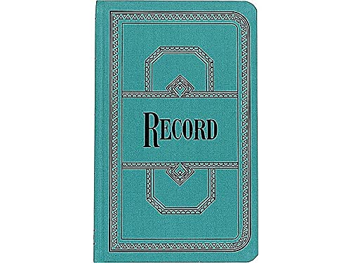 Boorum & Pease® - Libreta de abalorio de lona, 16 libras, 12 1/8 pulgadas x 7 5/8 pulgadas, 500 páginas, azul