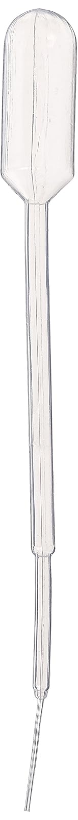 Globe Scientific 134070-250 LDPE tubo de transferencia de punta fina, no estéril, 153 mm de longitud, capacidad de 5,0 ml (caja de 250)