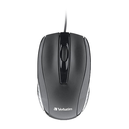 Verbatim Mouse óptico con Cable – Negro