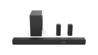 Hisense Barra de Sonido HS5100, 540W de Potencia Total de Salida,subwoofer inalámbrico,Altavoces envolventes Traseros