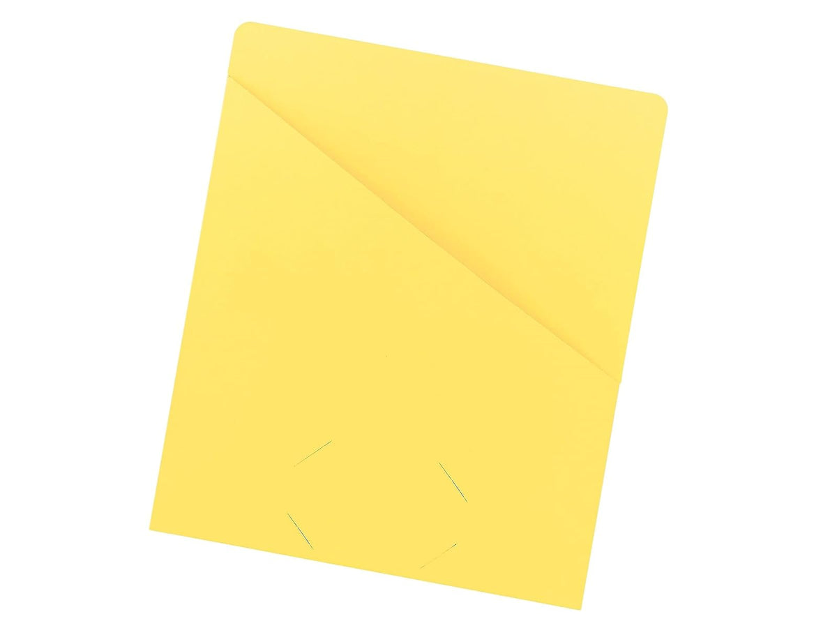 Smead Slash - Fólder, carta, 11 puntos, 25 unidades, amarillo.