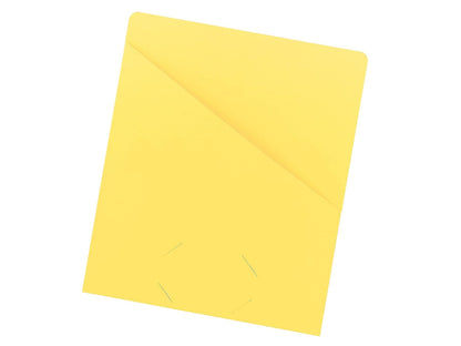 Smead Slash - Fólder, carta, 11 puntos, 25 unidades, amarillo.