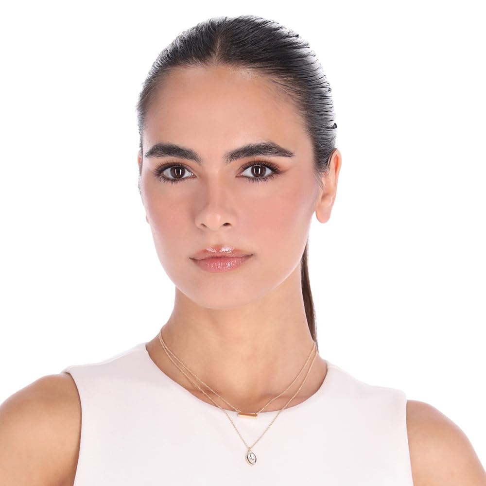 DKNY Collar Dorado Gota Para Mujer