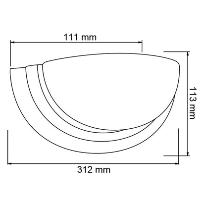 Tecnolite - Lámpara de interior para sobreponer, Base E27