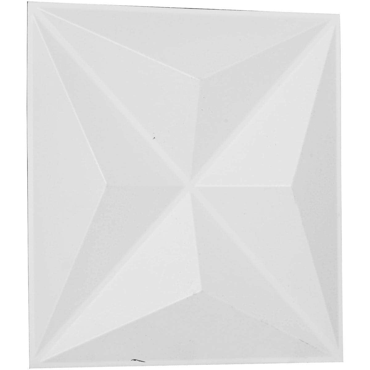 Ekena Millwork WP12X12KEWH Paquete de azulejos, Sencillo, Blanco
