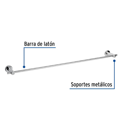 Foset Element ELA-76, Toallero de barra, acabado cromo