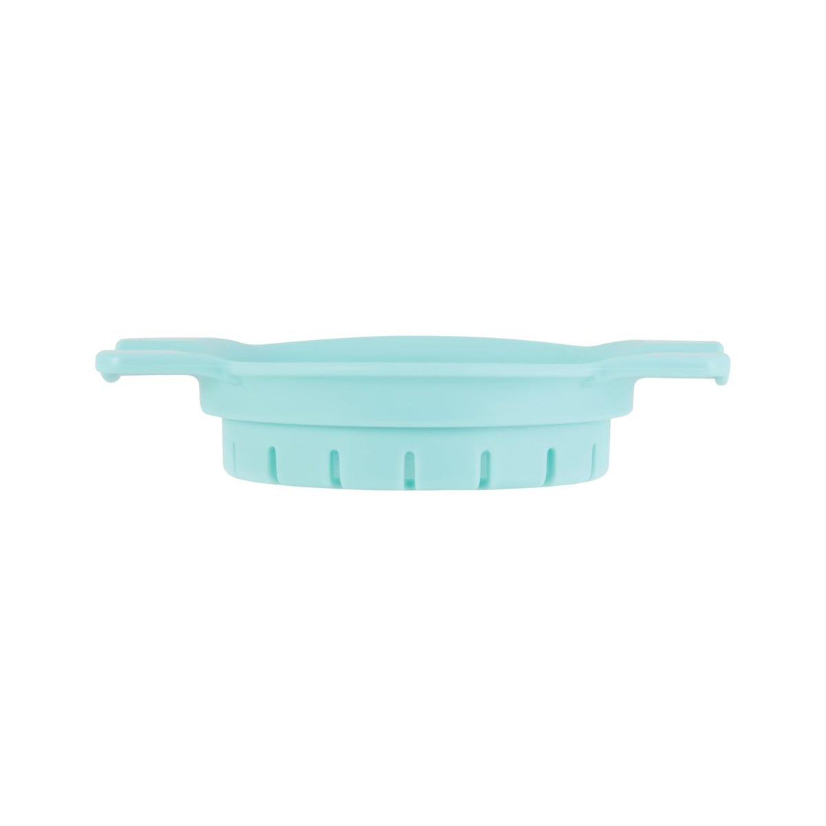 Farberware Colador de latas, para colar rápida y fácil pasta, frutas, verduras, jugos, atún y más, se adapta a la mayoría de latas estándar, apto para lavaplatos, Aqua Sky