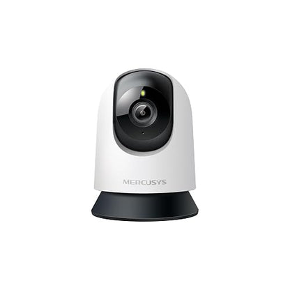 MERCUSYS MC200 Cámara de Seguridad WiFi Interior - Resolución FHD - Cobertura 360° - Visión Nocturna Infrarroja - Detección de Movimiento - Audio Bidireccional - 512GB - App