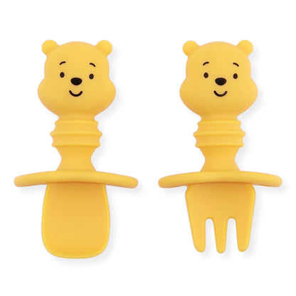 Bumkins Disney Chewtensils Cubiertos Masticables para Bebé - Disney - Bebé - Amarillo