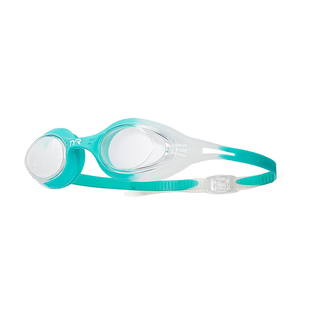 TYR Hydra Flare Adult Goggle anteojos HYDRA FLARE PARA ADULTOS Unisex adulto - talla única - Transparente - Turq