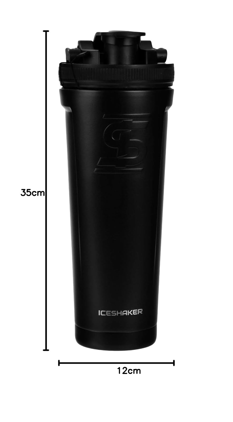 Ice Shaker Shaker de litro Negro IceShaker