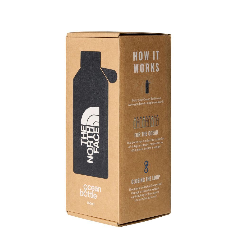 THE NORTH FACE - Botella de agua unisex, color negro, 0,75 L