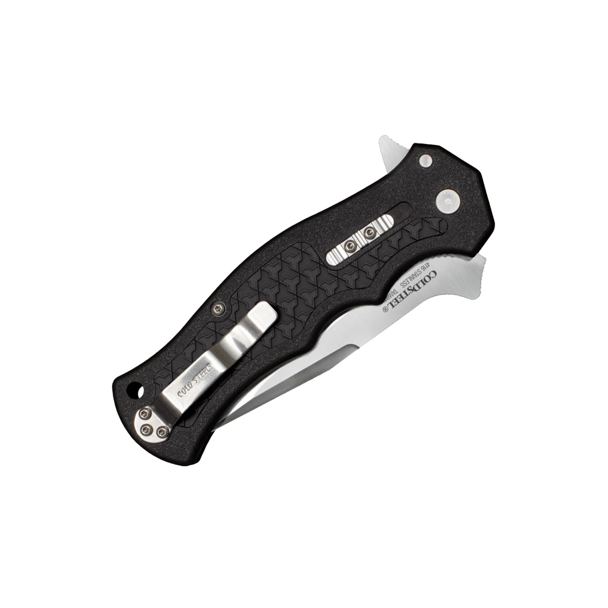 Cold Steel Crawford Modelo 1 3.5 pulgadas 4034SS - Cuchillo plegable táctico con mango Zy-Ex, de 4.9 pulgadas, color negro, en caja