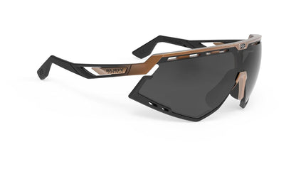 Rudy Project Lentes Defender RP Optics Deportivos Armazón Bronze Matte Fade Black Matte, Bumpers Black Mica Smoke Black