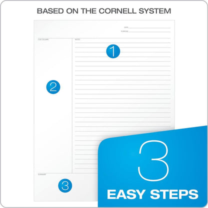 TOPS FocusNotes Note Taking System 1-Subject Notebook, 11 x 9 Inches, White, 100 Sheets (90223)
