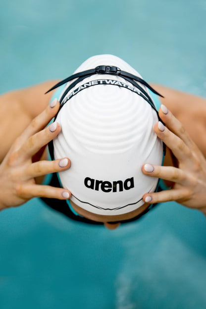 Arena - Gorro de natación de Silicona para Hombres y Mujeres, Aquaforce Wave hidrodinámico, Rendimiento competitivo, intensivo
