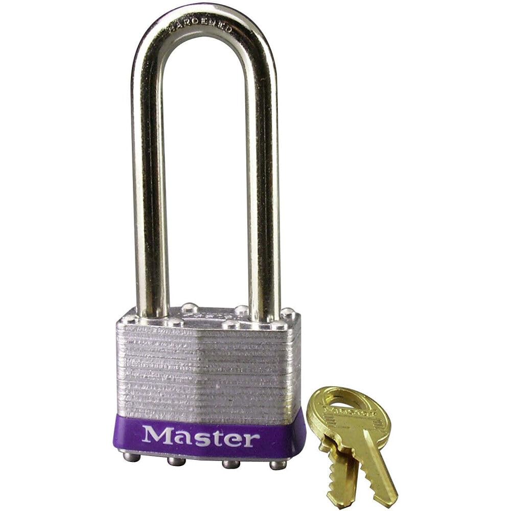 Master Lock 1DLJ Candado Laminado de Ancho 44 m, Gancho, 64 mm de Altura