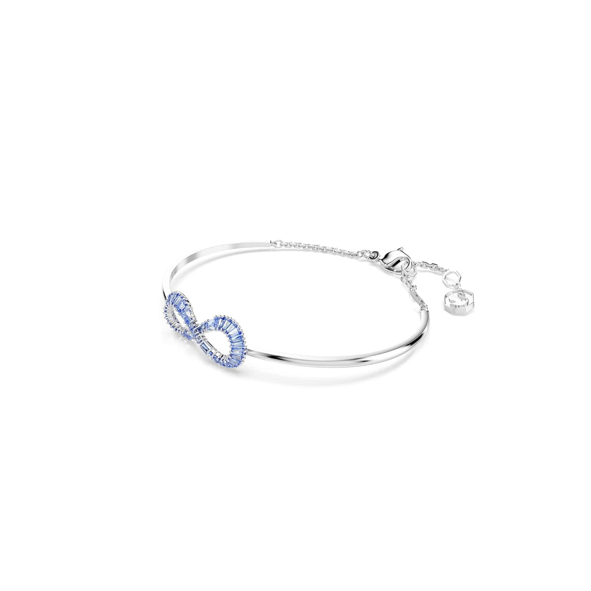 Swarovski Infinity - Colección de joyas de corazón, collares y pulseras, acabado en tono rodio, cristales transparentes