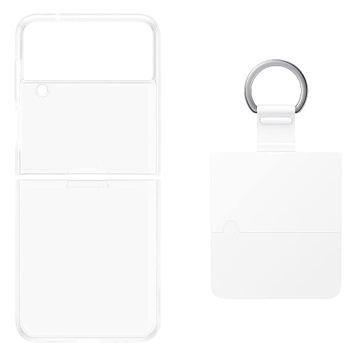 Samsung Galaxy Flip 4 Clear Cover with Ring Transparente