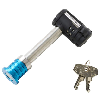 Master Lock Candado Receptor de Barra 1480DAT, 1.27 cm, Acero Inoxidable, Plateado