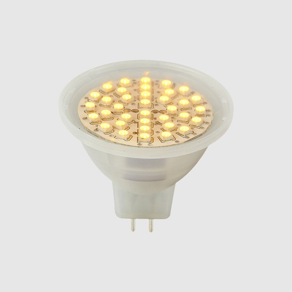 Tecnolite - Foco MR16 LED 2.3 W, Luz Amarilla, Base GX5.3, No atenuable