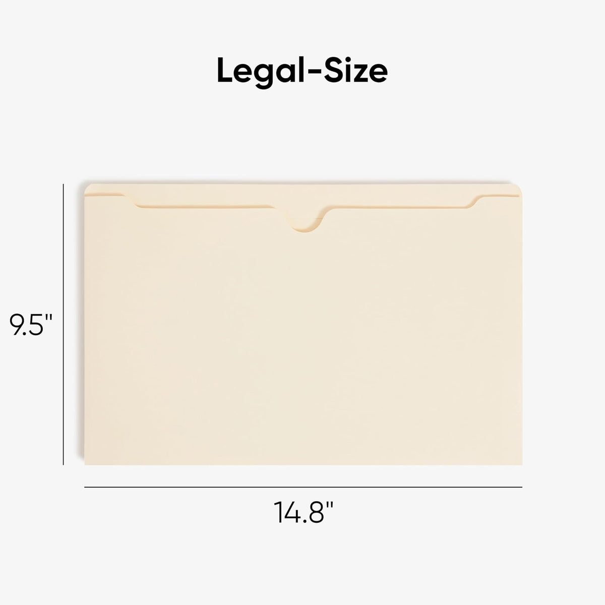 Smead - chamarra para lima, expansión 5.1 cm, Manila, Legal