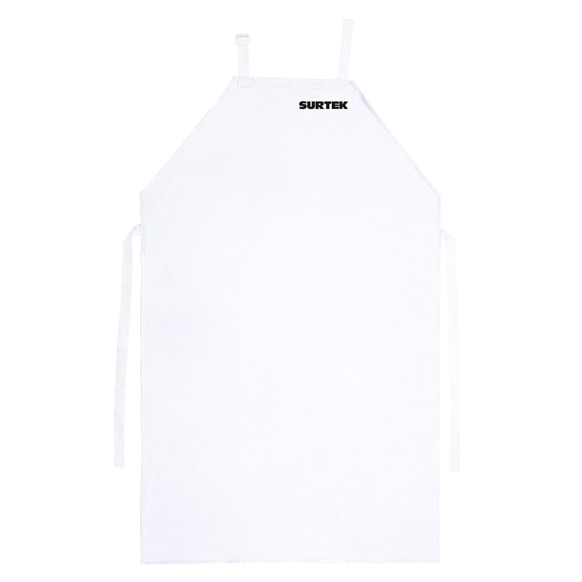 Surtek 137653 Mandil de PVC Dieléctrico Color Blanco 1.10 m