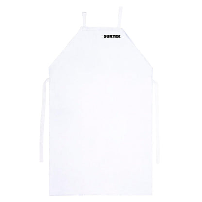 Surtek 137653 Mandil de PVC Dieléctrico Color Blanco 1.10 m