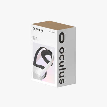 Meta Elite Strap para Oculus Quest 2, Cinturón de Cabeza de Plástico Classic Blanco, para Mayor Soporte y Comfort en VR