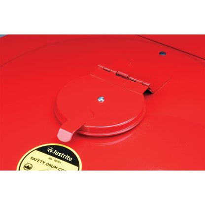 Justrite 26754 - Tapa de tambor de trampa de vapor, color rojo