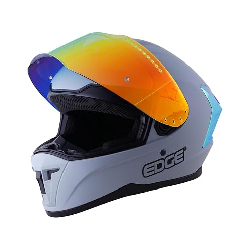 Casco para Moto Extreme - Casco Motocicleta Marca Edge - Visor Doble ANTIVAHO - Cascos para Motos Certificados Dot Moto - Accesorios para Moto