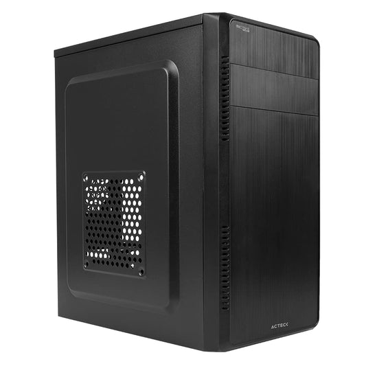 Gabinete Compacto Mini Torre Kioto GC240 / Micro Atx y Mini Itx Fuente de 500w + 1xUSB 3.0 + 2xUSB 2.0 + 1xVentilador Essential Series