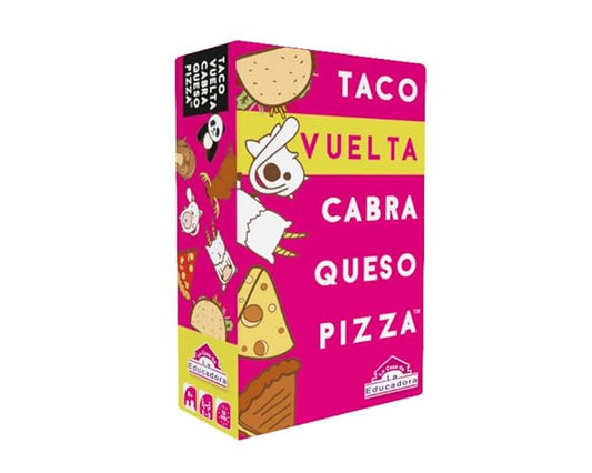 Taco, Vuelta, Cabra, Queso, Pizza | Juegos De Mesa Niños 8 Años | Juego De Mesa | Juegos De Cartas | Regalos para Niños| Compatible con Taco Original | En Español