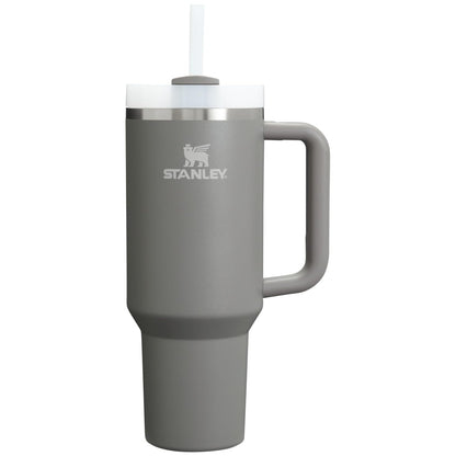 Stanley Quencher H2.0 Vaso Térmico con Popote, Acero Inoxidable, 14 a 64 oz - Piedra - 40 onzas