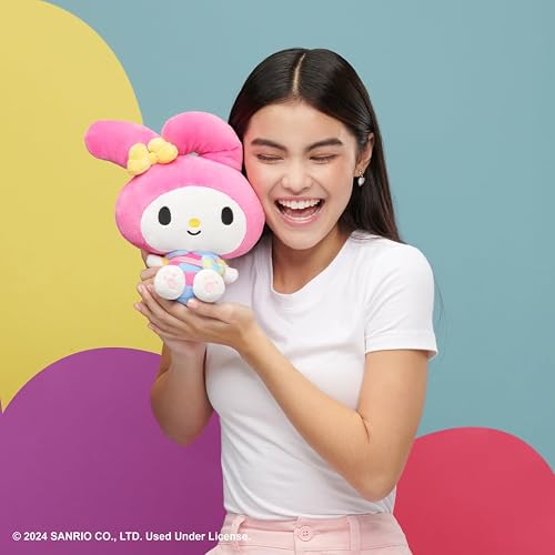Jazwares Hello Kitty and Friends - Peluche My Melody Series 1 - Sudadera con Capucha de Moda y Accesorio de Mejor Amiga, Producto Oficial de Sanrio